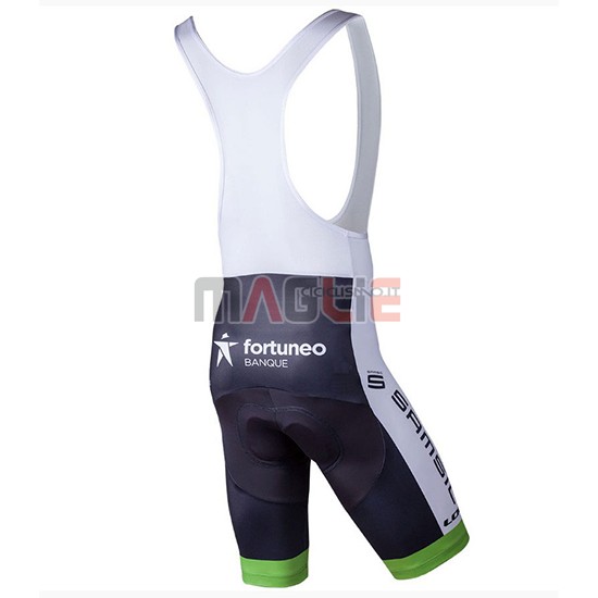 2018 Maglia Fortuneo Samsic Manica Corta Bianco